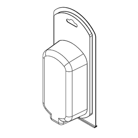 Visipak Thermoform-CLAMSHELL-#391-8.375-3.875-5.543-2.563-1.560-0.020-CLEAR,  391TF